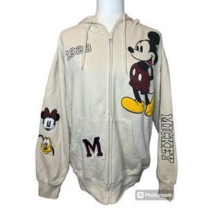Embroidered Mickey Mouse (Disney) hooded zip up